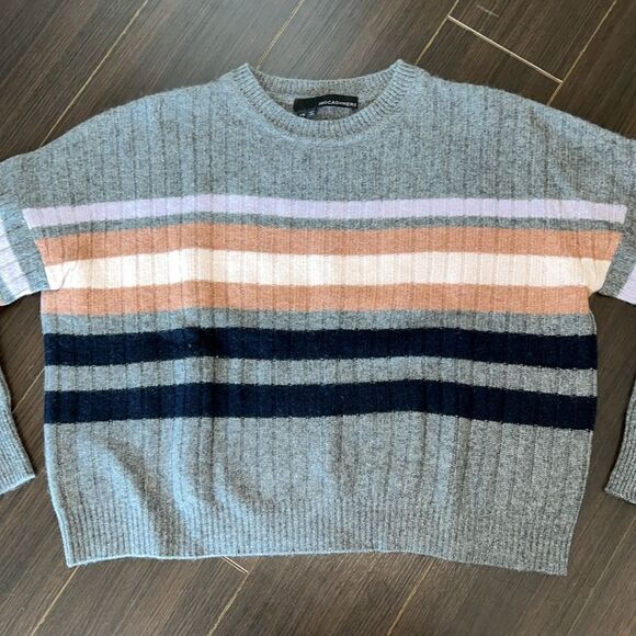 360Cashmere Striped Sweater, XS - Picture 4 of 8